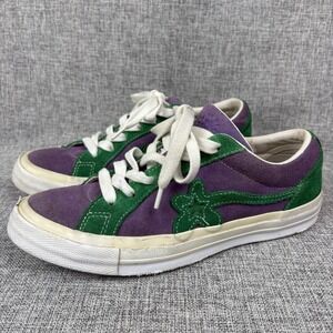 Golf le Fleur x Converse All Star Sneakers Low Top Sz Wmn 9 Men 7 Suede Purple